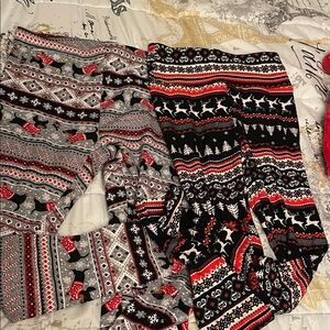Festive Holiday Leggings Set for women